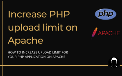 How to increase PHP upload limit (Apache)